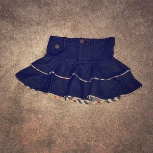 Girls Burberry skirt